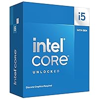 Intel® Core™ i5-14600KF New Gaming Desktop Processor 14 cores (6 P-cores + 8 E-cores) - Unlocked Intel® Core™ i5-14600KF New Gaming Desktop Processor 14 cores (6 P-cores + 8 E-cores) - Unlocked