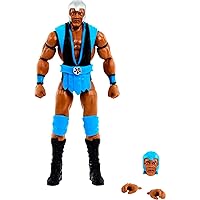 Mattel WWE Farooq Asad Elite Collection Action Figure, Deluxe Articulation & Life-like Detail with Iconic Accessories, 6-inch