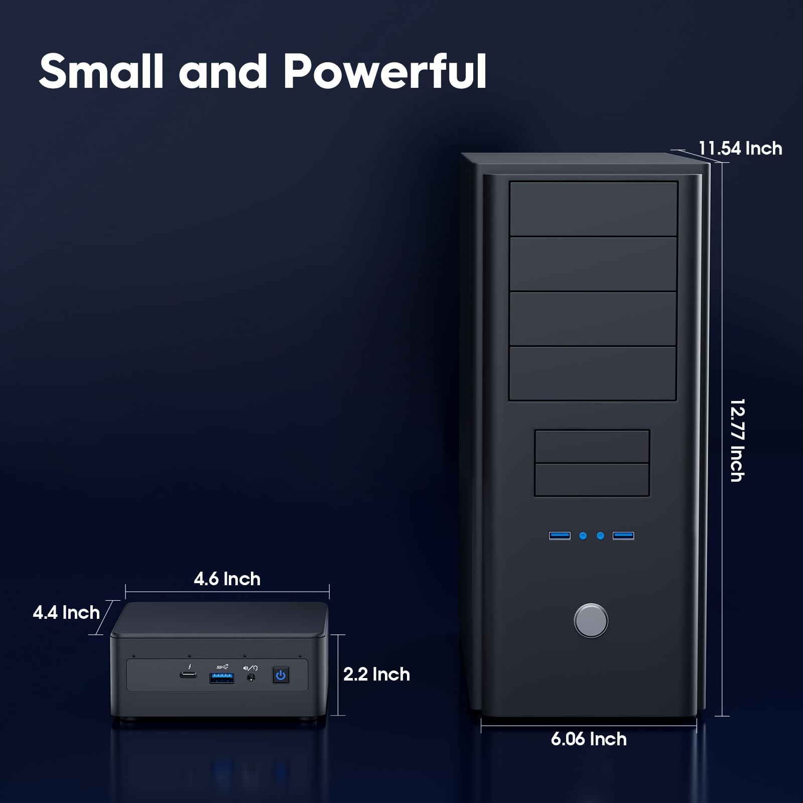 Intel NUC 11, Panther Canyon Mini Pc with 11th Gen Core i7-1165G7 (4C/8T/12MB Cache/28W & Up to 4.7GHz), 16GB DDR4 RAM & 512GB NVMe SSD, Support 8K /WiFi6E /BT5.0/2 x Thunderbolt 3, Windows 11 Pro