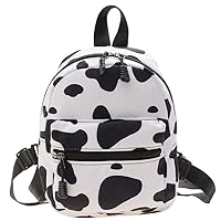 Women Cow Spotted Backpack Sweet Women Backpack Purse Mini Backpack for Women Small Size