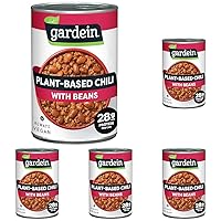 Gardein Plant-based Chili With Beans, Vegan, 15 oz (Pack of 5)