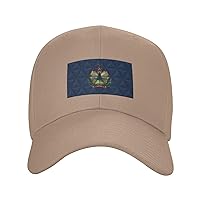 Polygon Effect of Flag of Vermont Baseball Cap for Men Women Dad Hat Classic Adjustable Golf Hats