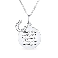 Minimalist Mini Petite Simple Equestrian Good Luck Charm Horseshoe Pendant Necklace Western Jewelry For Women For Teen Yellow Rose Gold .925 Sterling Silver
