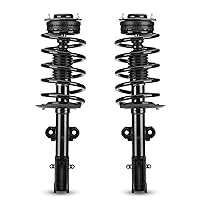 Front Pair Complete Struts Coil Spring Assembly Shock Absorbers 471128L 471128R Compatible with 2011-2016 Chrysler Town & Country, 2011-2019 Dodge Grand Caravan, 2011-2014 Routan 3.6L V6
