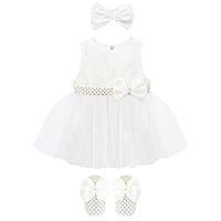 Lilax Baby Girl Lace Tulle Dress Pageant 3 Piece Party Outfit