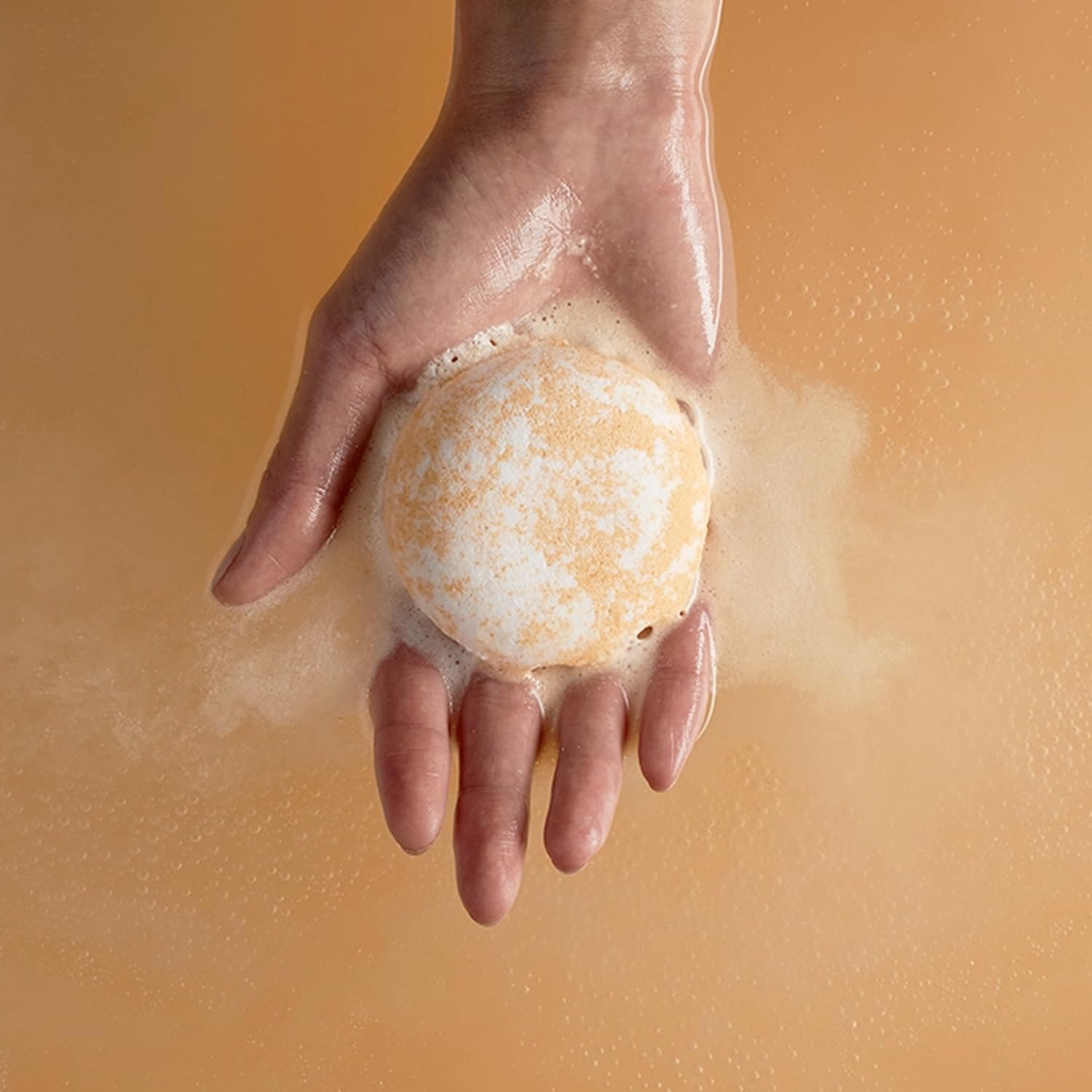 Sprig by Kohler Bergamot + Lemongrass Bath Bomb, Hypoallergenic, Made with Natural Botanicals & Premium Skincare Ingredients (Shea Butter, Coconut Oil, & Kaolin Clay) to Uplift and Energize - Recharge