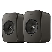 KEF LSX II LT Wireless HiFi Speakers (Graphite Grey, Pair)