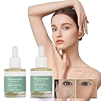 2Pcs Advanced Collagen Boost Anti Aging Serum, Skincare Glow And Protect Serum, Collagen Peptide Serum, Reduces Wrinkles Face Serum(2 × 1.02Oz)