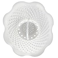 10306, Tub Protector Hair Cather and Strainer, Hair Drain Clog Prevention Drain Snake, Snare and Auger