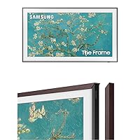 SAMSUNG The Frame 65” 4K TV with Brown Bezel