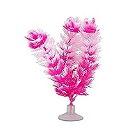 Marina Vibrascaper Fish Tank Decorations, Foxtail Plant, White, 5in, 12083