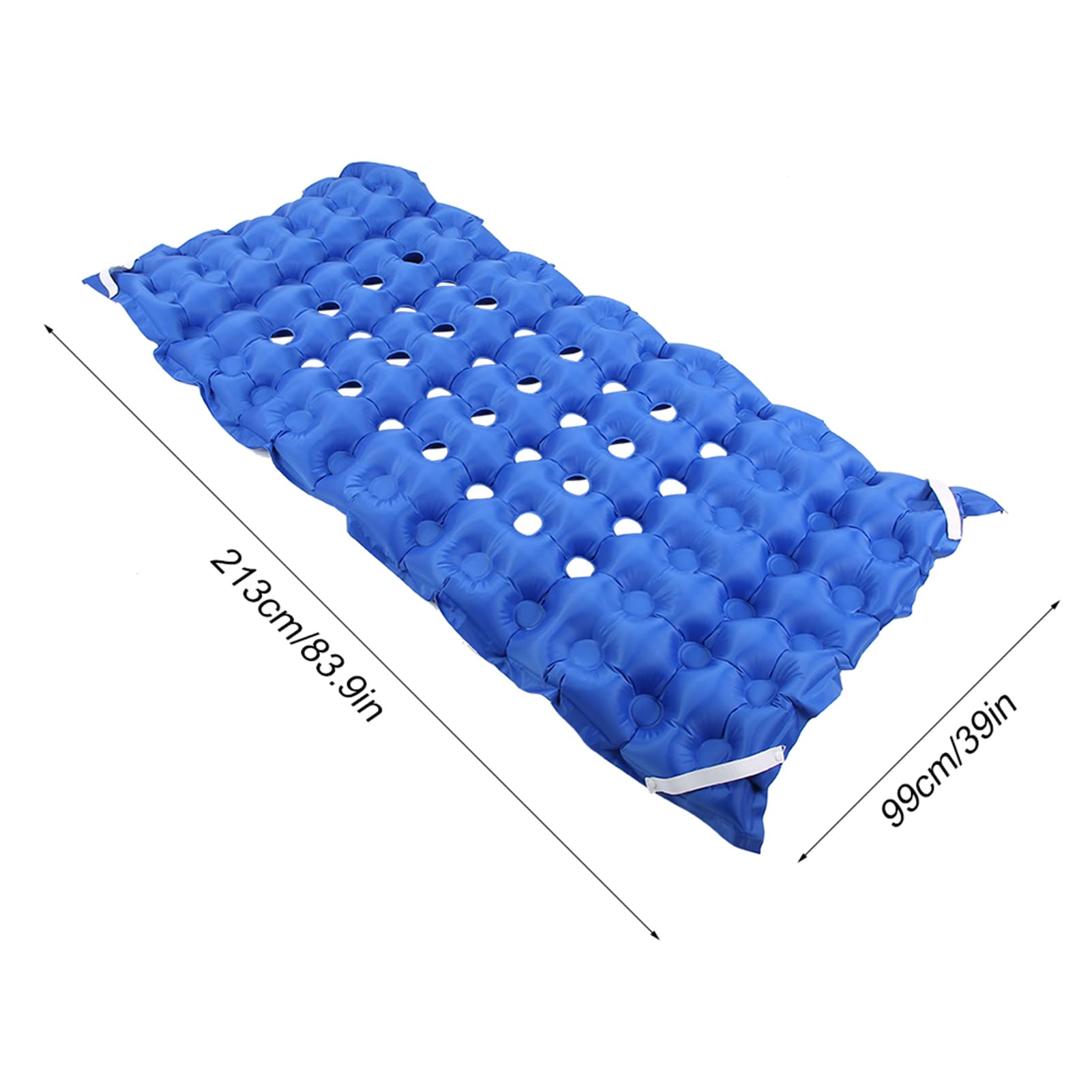 Luqeeg Alternating Pressure Mattress for Bed Sores, Bed Pad to Prevent Bed Sores for Hospital Bed, Bed Sore Prevention, Bedridden Treatment, Inflatable Air Mattress with Quiet Air Pump, 83.9 x 39in
