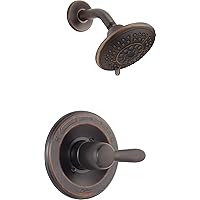 Delta Faucet Lahara 14 Series Single-Function Shower Faucet Set, 5-Spray Shower Head, Oil Rubbed Bronze Shower Faucet, Delta Shower Trim Kit, Venetian Bronze T14238-RB (Valve Not Included)