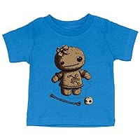 Creepy Doll Baby Jersey T-Shirt - Unique Baby T-Shirt - Doll T-Shirt for Babies