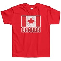 Threadrock Little Boys' Flag of Canada Toddler T-Shirt