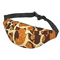 Fanny Pack For Men Women Casual Belt Bag Waterproof Waist Bag Giraffe Running Waist Pack For Travel Sports
