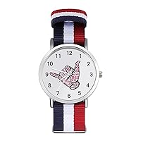 BJJ Shaka Watch for Men Women Wrist Watch Sport Wristwatches Analog Quartz Watch Fashion Gift
