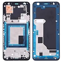 Mobile Phone Replacement Parts Front Housing LCD Frame Bezel Plate for Google Pixel 3a Telephone Accessorie (Color : Black)