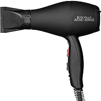 Artist Series Lightweight & Quiet Ionic Professional Hair Dryer With Variable Speed & Temperature, Black