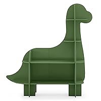 Dinosaur Bookcase - Greenguard Gold Certified, Fern Green