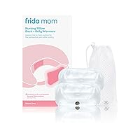 Frida Mom Nursing Pillow Back + Belly Warmers | Reusable Click-to-Heat Relief in an Instant for Back + Belly | 1 set - 2 heat packs
