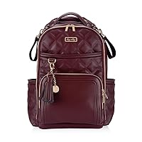 Itzy Ritzy Diaper Bag Backpack – Large Capacity Boss Plus Baby Backpack Diaper Bag Featuring 19 Pockets, Changing Pad, Stroller Clips, and Comfortable Backpack Straps, Monarch