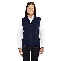 Ash City Core 365 Journey Ladies Zipper Fleece Vest, CLASSIC NAVY 849, X-Small
