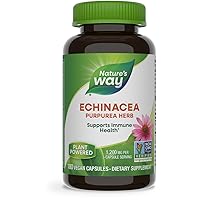 Echinacea Purpurea Herb, Immune Support*, 1,200 mg per serving, 180 Capsules