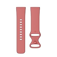 Fitbit Infinity Band, 24mm Attach,Pink Sand,Large *Compatible with Sense 2, Sense, Versa 4 & Versa 3