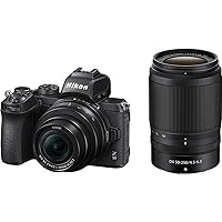 Nikon 1632B Z50 DX Mirrorless Camera w/NIKKOR Z DX 16-50mm & 50-250mm VR Lens - (Renewed)