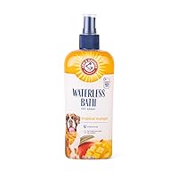 Arm & Hammer for Pets Waterless Bath Spray for Dogs Baking Soda, 8oz Mango Scent | Professional Quality Dog Grooming Spray, Free of Sodium Lauryl Sulfate & Parabens