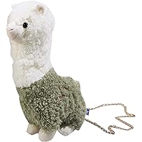 QZUnique Plush Penguin Purse for Women Fluffy Novelty Handbag Kawaii Crossbody Shoulder Bag Chain Wallet Sheep Chick Bear