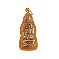 Thai Occult Sorcery Genuine Thai Amulets Red eye Phra Ngang wealth Lucky Love Charm Pendant