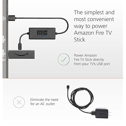 Made for Amazon, USB Power Cable (Eliminates the Need for AC Adapter)