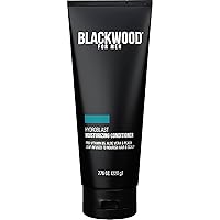 Blackwood For Men HydroBlast Moisturizing Conditioner - Men's Vegan & Natural for Curly & Coarse Hair - Deep Treatment for Damaged & Dry Hair - Sulfate Free, Paraben Free, & Cruelty Free (7.76 Oz)