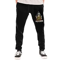 The Acacia Strain Man's Black Sport Pants Sweatpants Leisure Jogger Pants Fashion Long Pants