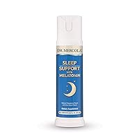 Dr. Mercola Melatonin Sleep Support Spray Dietary Supplement, 32 Servings, 0.85 Ounces (25 mL), Supports Feelings of Sleepiness, Non GMO, Soy Free, Gluten Free
