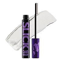 Slick Day Strong-Hold Clear Brow Gel - for Lifted, Laminated Eyebrows - Up to 24 HR Wear - Comfortable Feel with Water-Based Wax - Flake-Proof, No White Cast - Vegan, 0.23 fl. Oz