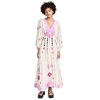 Women's Embroidered Maxi Dress