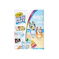 Crayola Bluey Color Wonder, 18 Bluey Coloring Pages, Mess Free Coloring for Toddlers, Easter Basket Stuffer, Bluey Toys & Gifts
