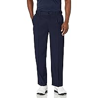 PGA TOUR Men's Double Pleated Expandable Waistband Pant