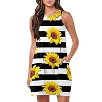 Oversized Dress for Women, Women's Casual Loose and Comfortable Sleeveless Dresses 2024, S XXXL