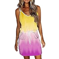 Dress for Women Casual Sleeveless Bohemian Holiday Dresses Nightout Graphics Trendy Relaxing Swing Dress Clothing