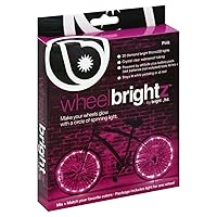 Brightz WheelBrightz LED Bike Wheel Light – Pack of 1 Tire Light –Bike Wheel Lights Front and Back for Night Riding – Battery Powered Bike Lights - Bicycle LED Spoke Light Decoration Accessories