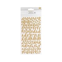 American Crafts Stickers, Gold
