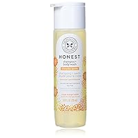 The Honest Company Perfectly Gentle Sweet Shampoo and Body Wash with Naturally Derived Botanicals, Orange Vanilla, Chamomile, 10 Fl Oz