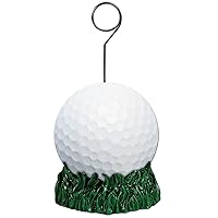 Golf Ball Photo/Balloon Holder Party Accessory (1 count)