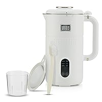 Nut Milk Maker Machine,Convenient Nut Milk Machine for Homemade Plant-Based and Dairy-Free Beverages,Nut and Soy Milk Maker with Stainless Steel Blades Produces Up To 5.5 Cups,9.5X11.5X7.25