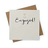 You're Engaged! Congratulations Engagement Greeting Card Foiled Greetings Cards