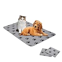 Dog Crate Pads Dog Pee Pads Rugs Washable Dog Pads, Non Slip Puppy Pee Pads for Small Dogs, Waterproof Pet Pad Rug, Dog Whelping Training Pads for Dogs, 2 Pieces, 27